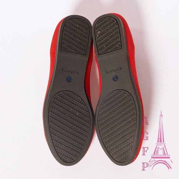 Rothy’s Red Round toes ballet flats - Picture 7 of 16